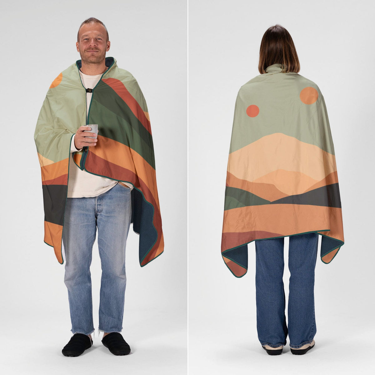 VOITED NeckPack™ Travel Pillow Blanket™  - Jasper