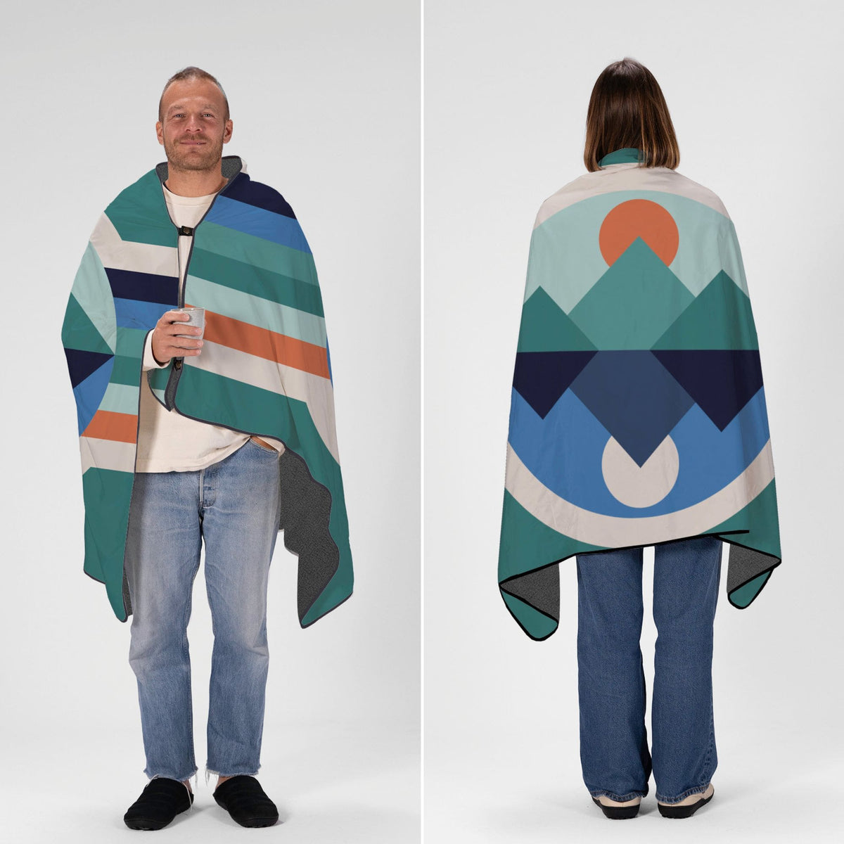 VOITED NeckPack™ Travel Pillow Blanket™ - Luna Creek