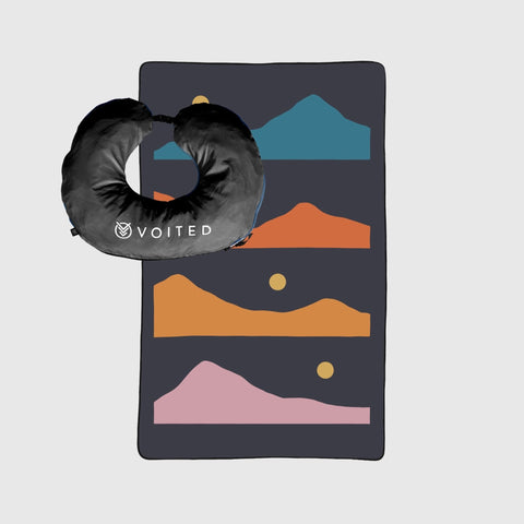 VOITED NeckPack™ Travel Pillow Blanket™  - Trailtrekker