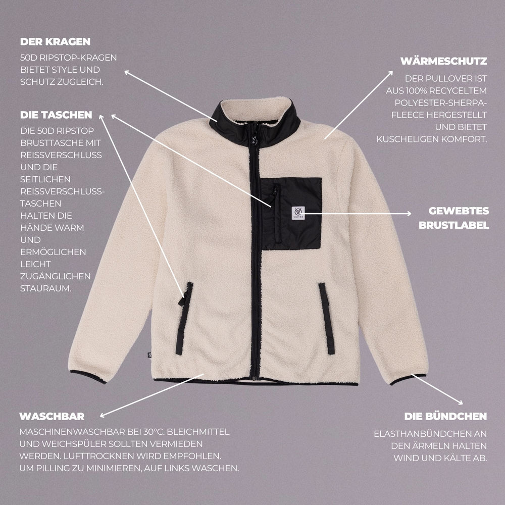 VOITED Sherpa Fleece Full Zip