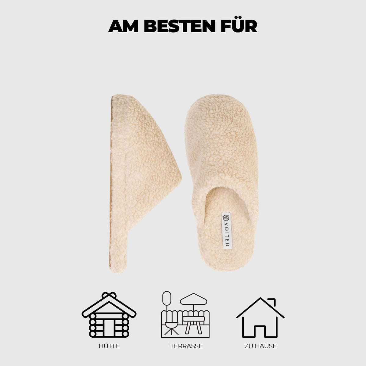 VOITED Snug CloudTouch® Slipper - Cotton