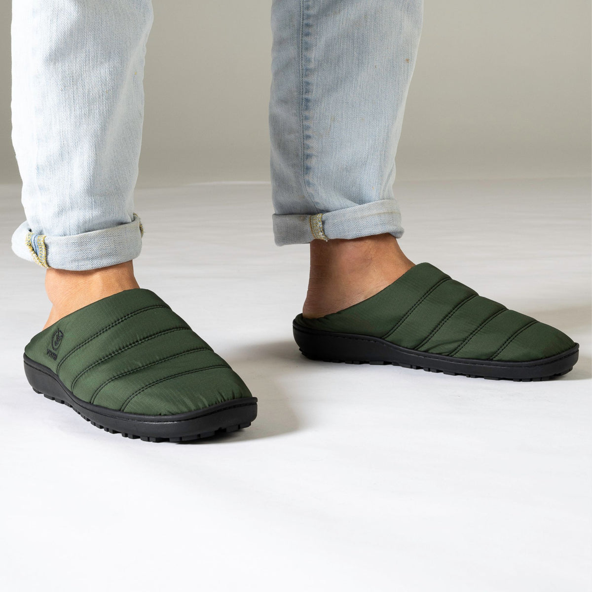 VOITED Soul Slipper - Lightweight, Indoor/Outdoor Camping Slippers - Tree Green