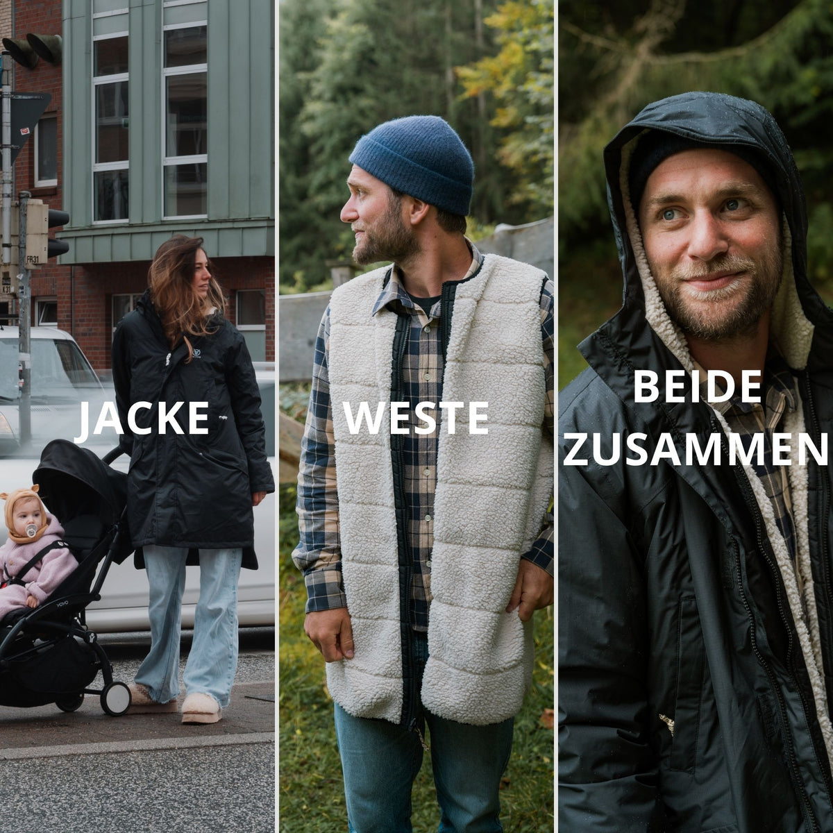 VOITED 3-in-1 Wearever Jacket