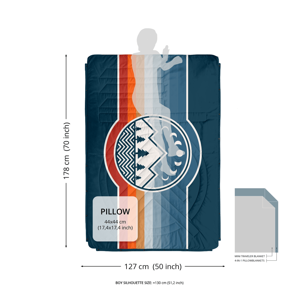 VOITED Mini Traveler Cream Indoor / Outdoor Camping Blanket - Trailbound