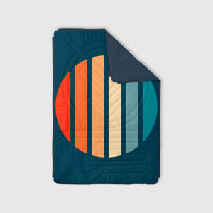 VOITED Recycled Ripstop Outdoor Camping Blanket - Sunset Stripes